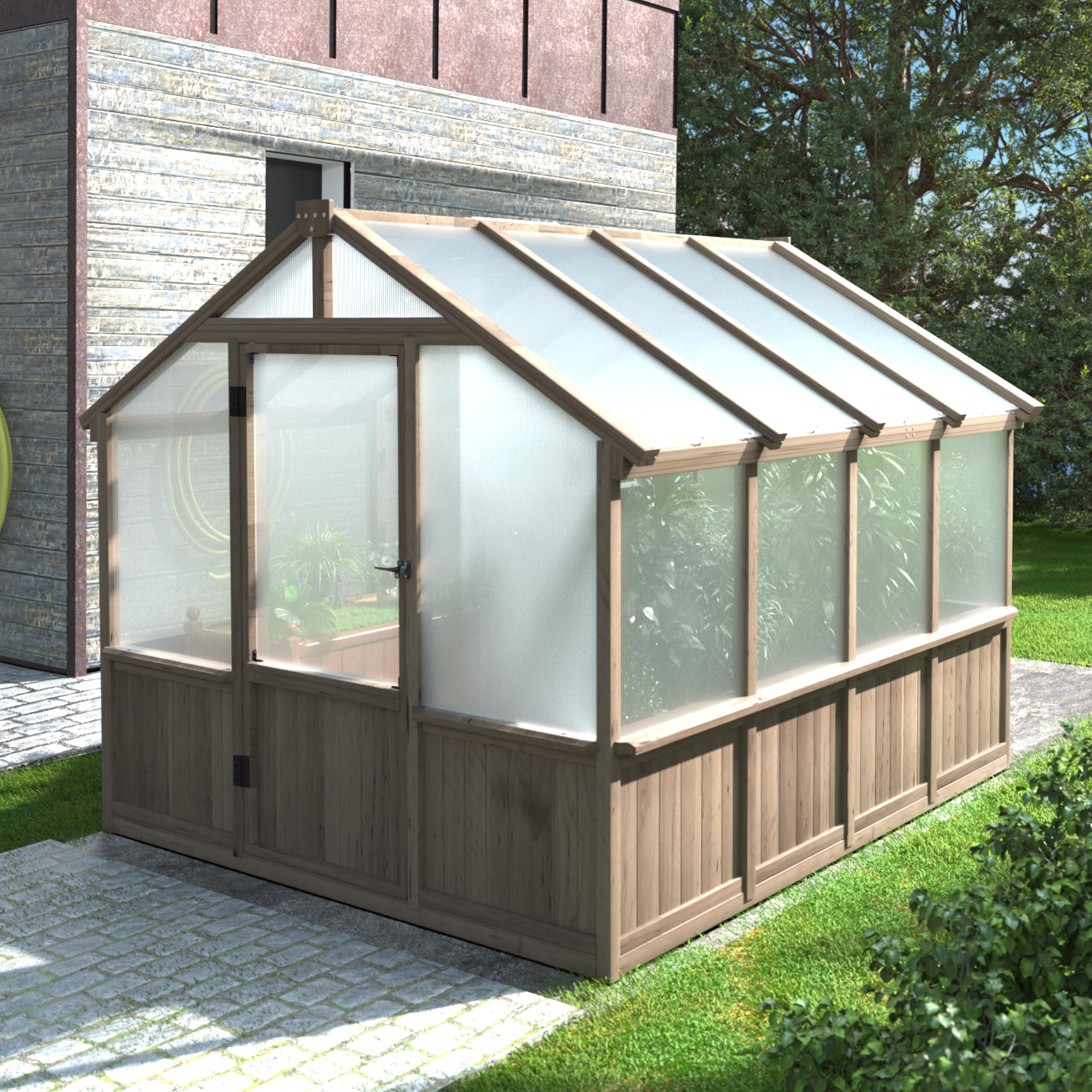 ボヘミア　パネルグラス4点　高さ17.6㎝　東Y7-1020☆1F Amazon.com : VEIKOU 8'x8' Greenhouses for Outdoors, Walk-in Wood